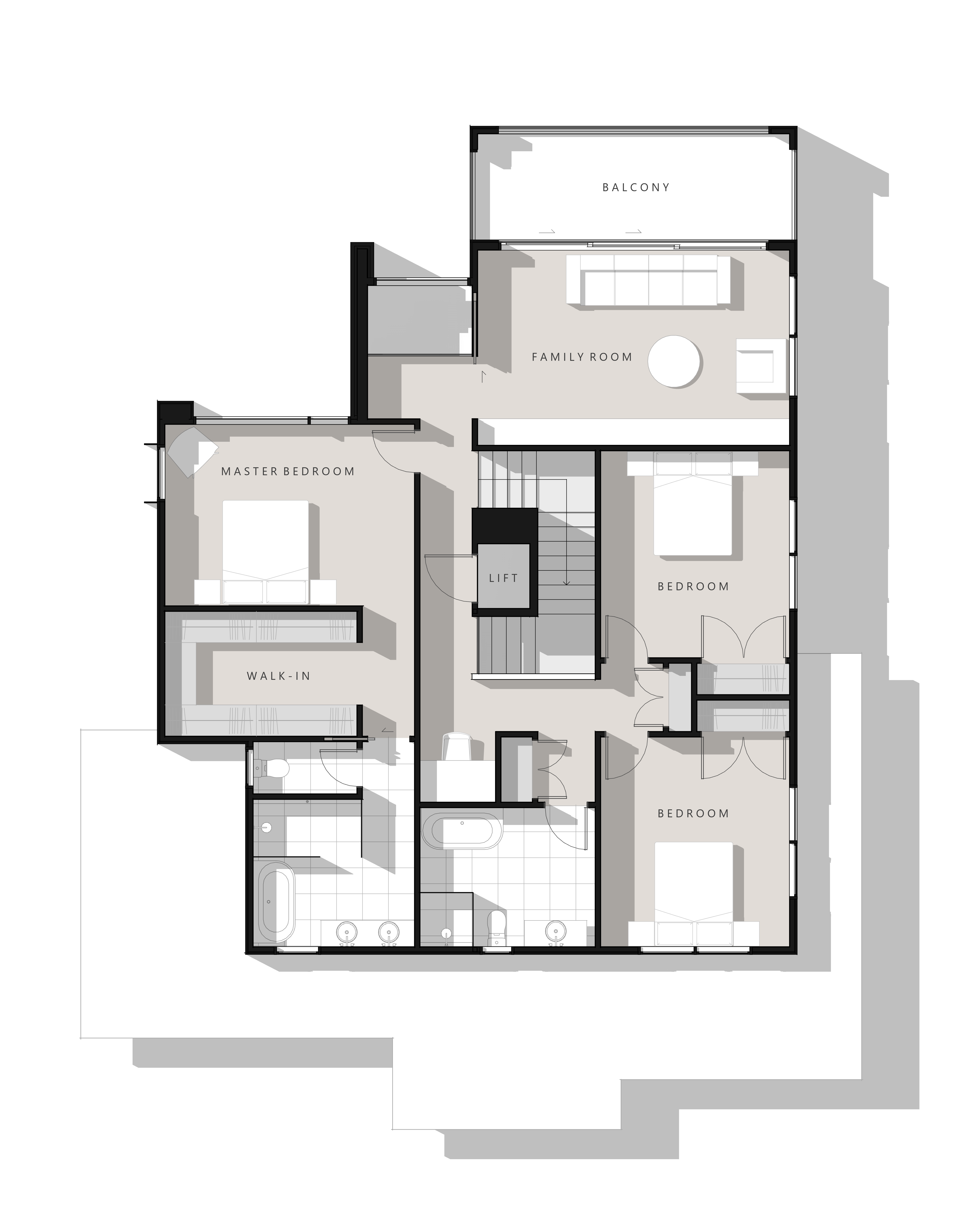 St Heliers Residence, St Heliers, Auckland — floor plan 3